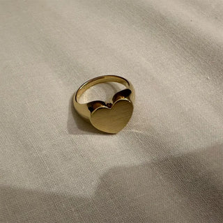 Bordeaux Heart Ring