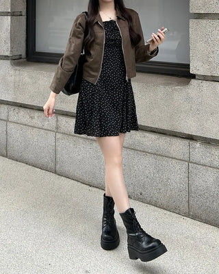 Square buckle shoulder bag