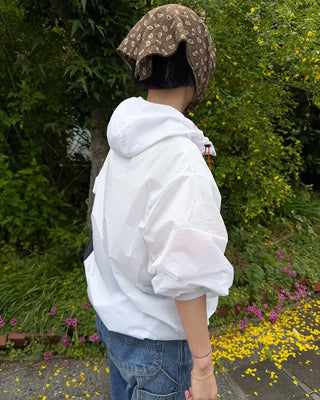 UV-cut summer zip anorak