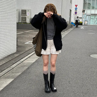 Basic knee socks