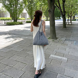 Frilled Sleeveless Knit