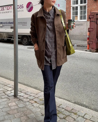 Bootcut denim pants
