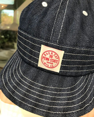 Denim Stitch Camp Cap