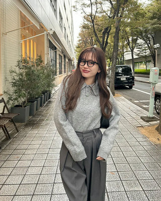 Color Button Knit