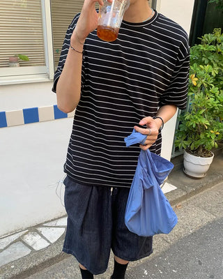 One-shoulder cotton bag