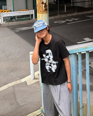 Face print T-shirt
