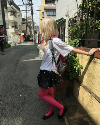 Polka Dot Pumpkin Balloon Fit Mini Skirt
