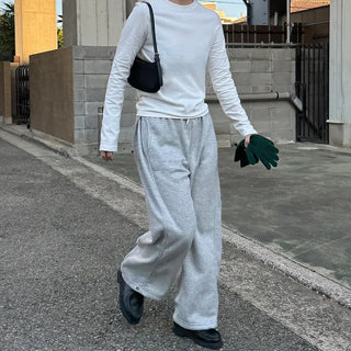 Basic brushed cotton T-shirt