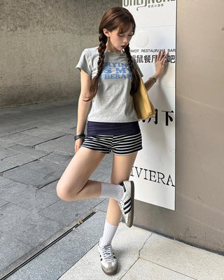 Striped shorts