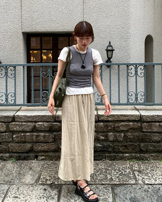 Round neck half-sleeve T-shirt