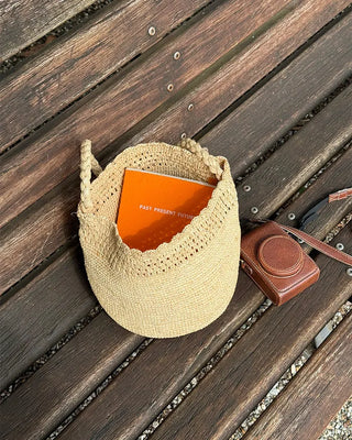 Rattan Bucket Bag