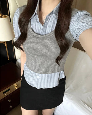 Best Layered Half-Sleeve Shirt