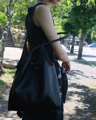 Eco-leather Triangle Shoulder Bag