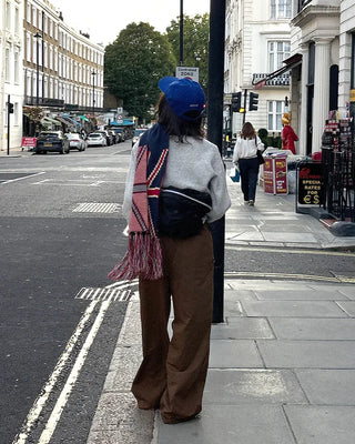 String cotton pants