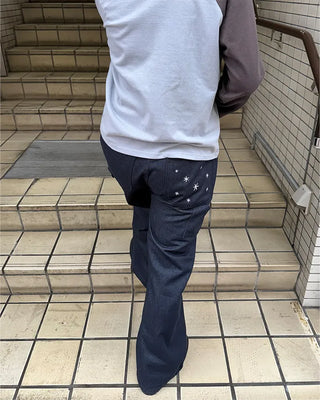 (Unisex) Pocket Star Denim Pants