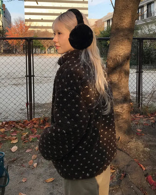 Milk fur earmuffs