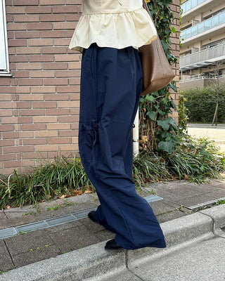Side-ribbon cargo pants
