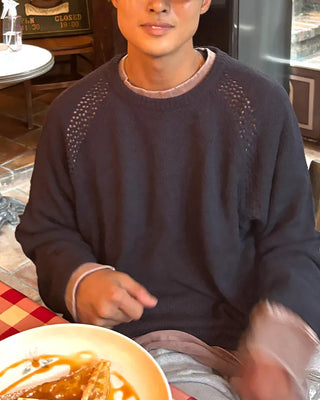 Loose-fit raglan knit