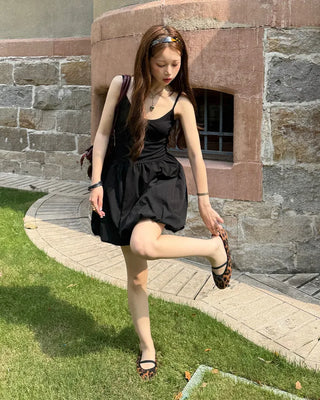 Strap ballet shoes