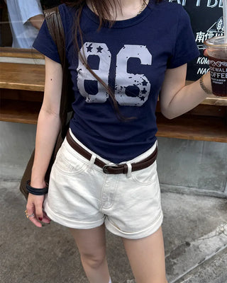 Belted shorts