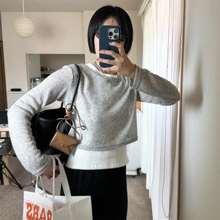 Round neck summer knit