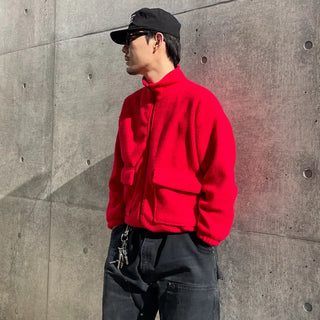 Pocket fleece zip jacket