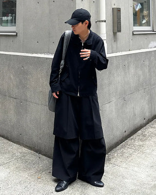 Side pocket zip-up jacket