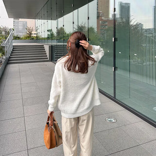 Loose-fit cardigan
