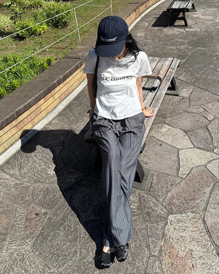 Unisex Double Pintuck Stripe Pants
