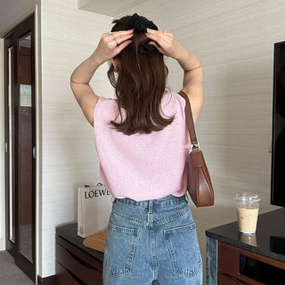 Bouclé Sleeveless Knit