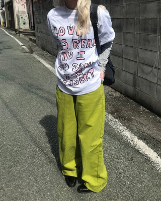 Crayon lettering T-shirt