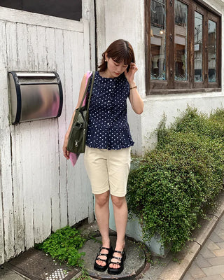 Side-string big shoulder bag