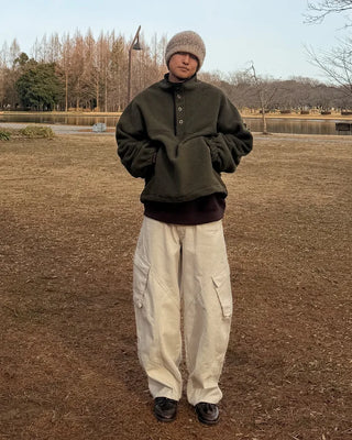 Color-block cargo pants
