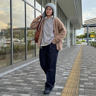 Soft Texture V-Neck Cardigan
