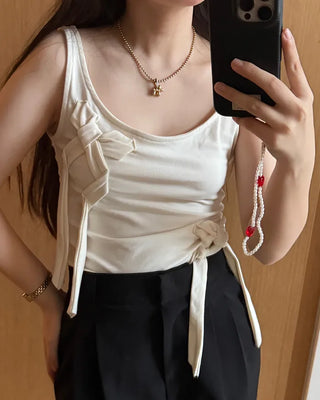 Ribbon Sleeveless