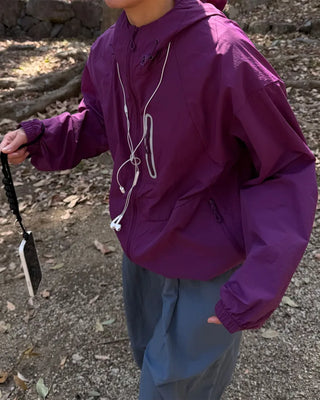 Oversized windbreaker