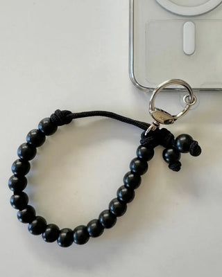 [7th Re-release] (ORIGINAL) Cord Knot Wood Keyring (black)