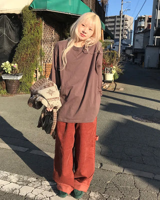 Basic long-sleeve T-shirt