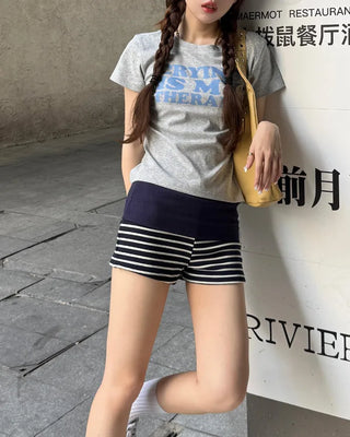 Slim Lettering T-Shirt