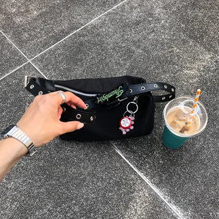 Eyelet Shoulder Bag