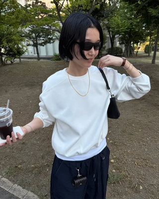 Piping sweatshirt
