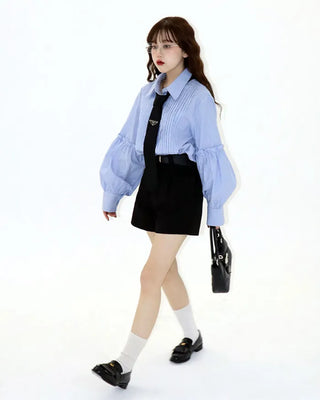 [15th Re-release] (ORIGINAL) Pintuck Shirring Shirt