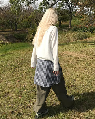 Nylon wide Joker pants