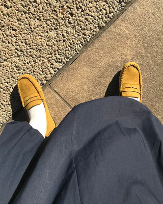 Suede loafers