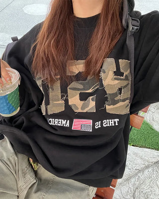 (Unisex) USA Camouflage Sweatshirt