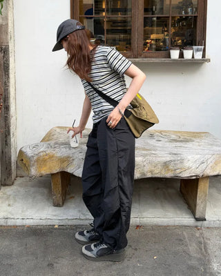 Multi-border ringer T-shirt
