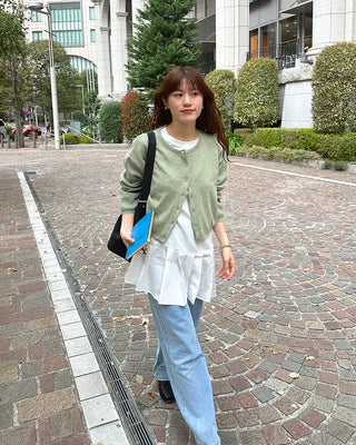 Loose Round Cardigan