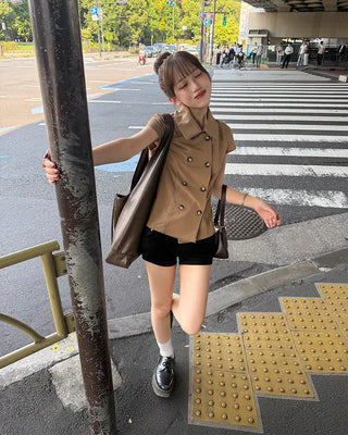 Trench blouse
