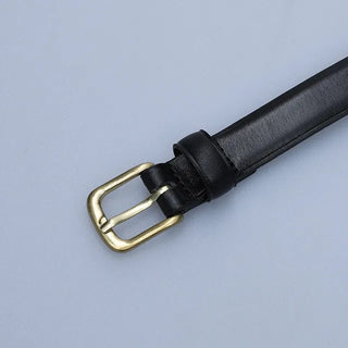 square gold frame belt