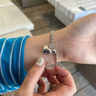 Heart Silver Bracelet